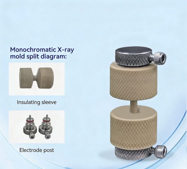 GT07 Monochrome X-Ray Battery Testing Mold – PEEK 20mm, 1–6mm, 500MPa | Xnergy