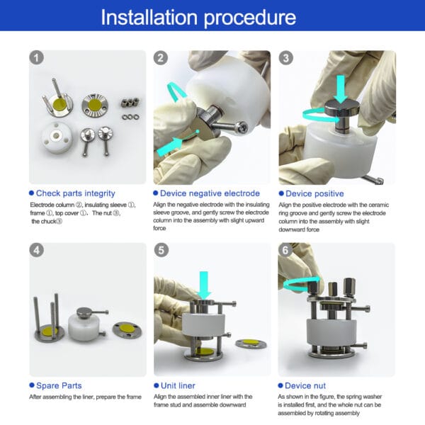 GT01-TC Solid-State Battery Mold (Ceramic – Basic)