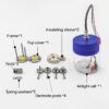 GT06 In-Situ Raman Spectroscopy Battery Test Cell – PEEK, 500MPa, Adjustable 6–20mm | Xnergy