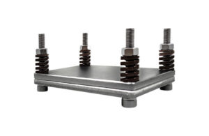 GT11 pouch cell pressure fixture with spring clamp for battery testing