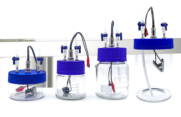 GT14 sealed electrochemical battery test bottle made of borosilicate glass