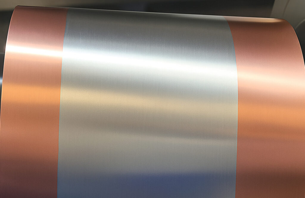 Double-Sided Laminated Foil Anode for Lithium Metal Batteries — Lithium (50 µm) / Copper (10 µm), 100g per Roll