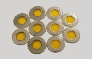 CR2032 Coin Cell Case with Double Kapton Windows · 5 pairs/pack-CR2032KAP2S