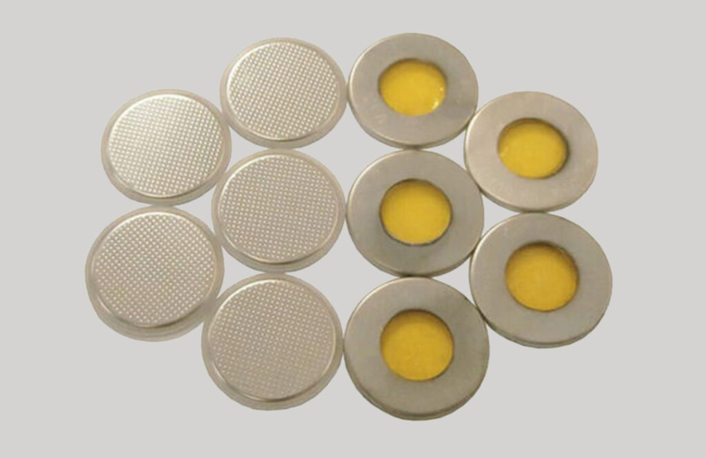 CR2032 coin cell case with Kapton window for in situ X-ray diffraction