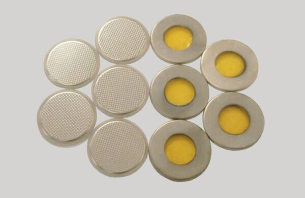 single windows CR2032 Kapton-Window Cell Case for In-Situ X-Ray (10 mm) · 5 set/pack-CR2032KAP
