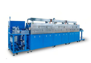 Segmented transfer coating machine for lithium-ion battery electrode coating