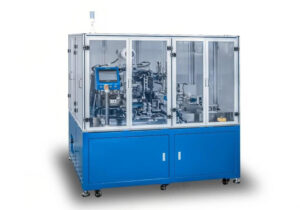 Fully automatic Z-fold electrode stacking machine for lithium-ion pouch cells