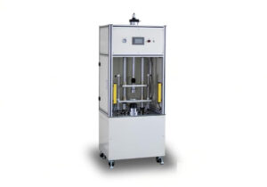 Supercapacitor cell housing insertion machine for precision casing assembly