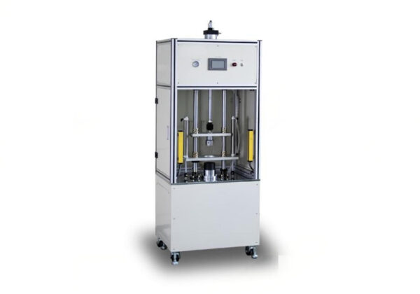 Supercapacitor cell housing insertion machine for precision casing assembly