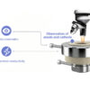 End-Face Raman Testing Mold XN-GT16 GT16CG end face Raman testing mold with quartz window for electrochemical research