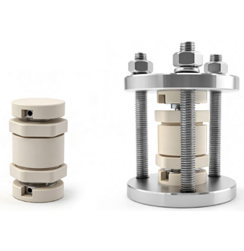 GT18 solid-state battery mold inner liner with PEEK sleeve and zirconia ceramic ring