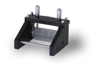 XN-FAT-100 adjustable film applicator with twin micrometer adjusters and corrosion-resistant construction for laboratory battery electrode and ceramic coating research