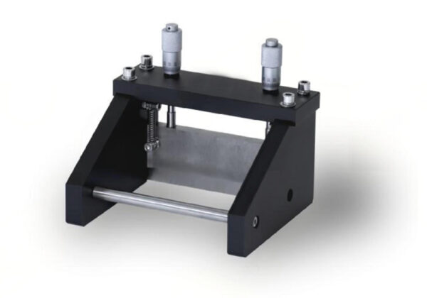 XN-FAT-100 adjustable film applicator with twin micrometer adjusters and corrosion-resistant construction for laboratory battery electrode and ceramic coating research
