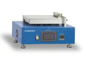 XN-VCHB bottom-heated film coating machine with PLC touch screen, integrated vacuum chuck and bottom heating plate for ceramic, crystalline and battery electrode coating research