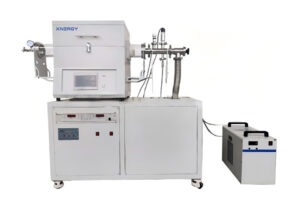 XN-TG600-S120CK1 molecular pump tube furnace with quartz tube Φ120 mm, high-vacuum molecular pump group, alumina polycrystalline fiber chamber and LCD touch screen for precision low-temperature high-vacuum heat treatment and battery material research