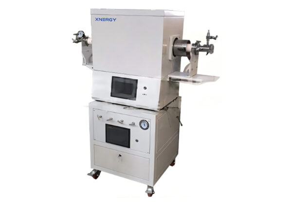 XN-T1600 Touchscreen CVD Furnace XN-T1600 CVD touch screen tube furnace with MoSi₂ heating elements, 80 mm alumina tube, 3-channel mass flow meters and gas mixing tank for CVD experiments, diffusion processes and battery material research