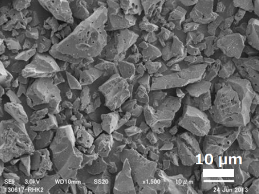 KURANODE Type1 hard carbon SEM image