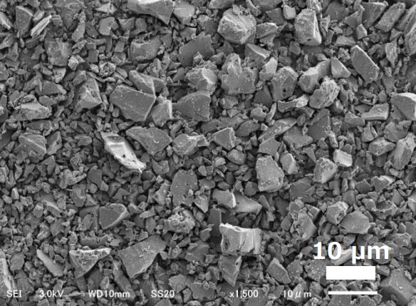 KURANODE Type3 hard carbon SEM image