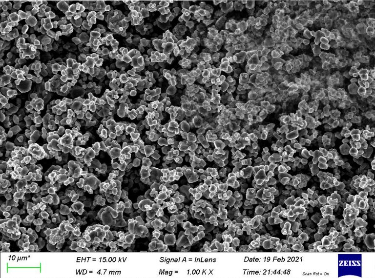 Zhenhua NCM613 cathode SEM 1.00 KX
