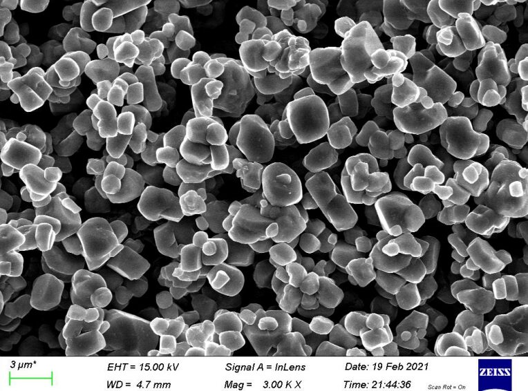 Zhenhua NCM613 cathode SEM 3.00 KX