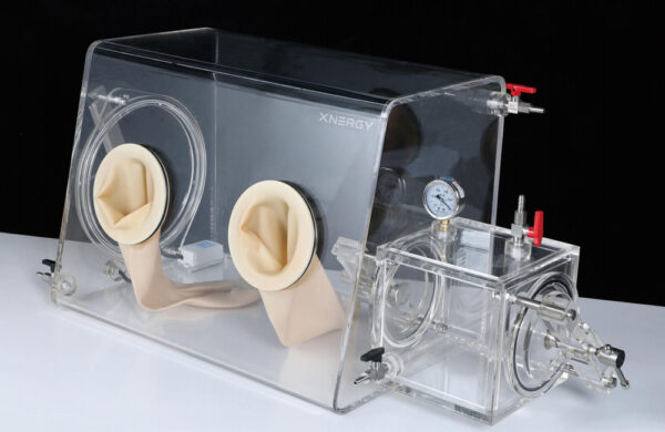 Acrylic Glove Box Type B XN-GBTB Acrylic glove box Type B XN-GBTB with transition box