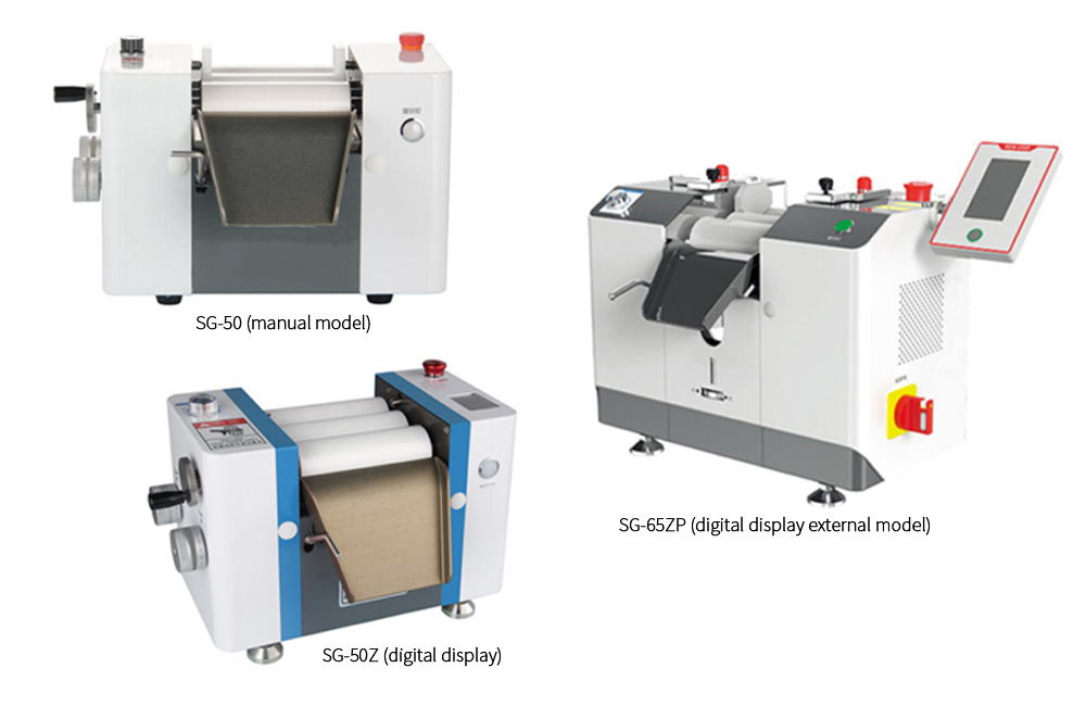 Three roll mill XN-SG for paste and slurry grinding