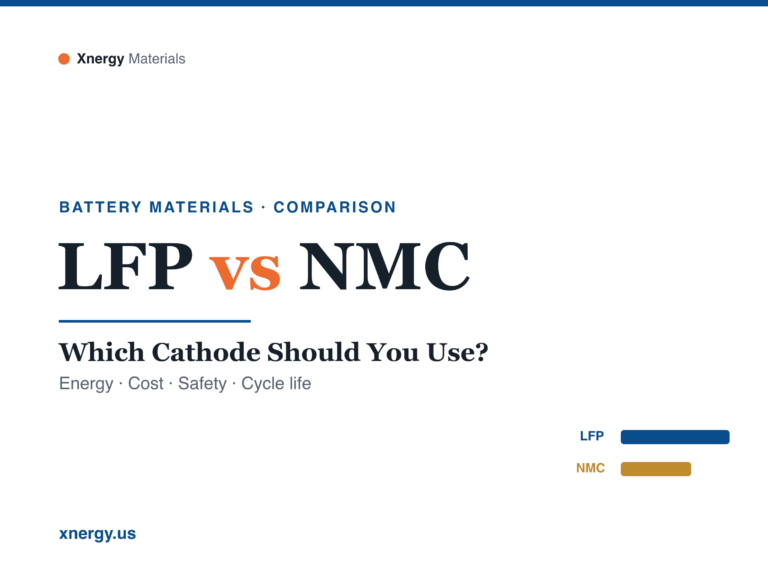 LFP vs NMC: Which Cathode Should You Use? — Xnergy Materials