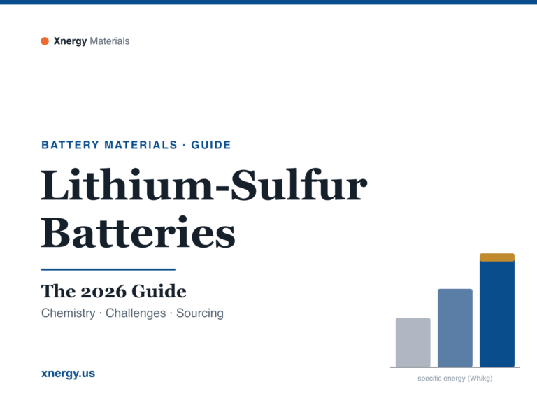 Lithium-Sulfur Batteries: The 2026 Guide — Xnergy Materials
