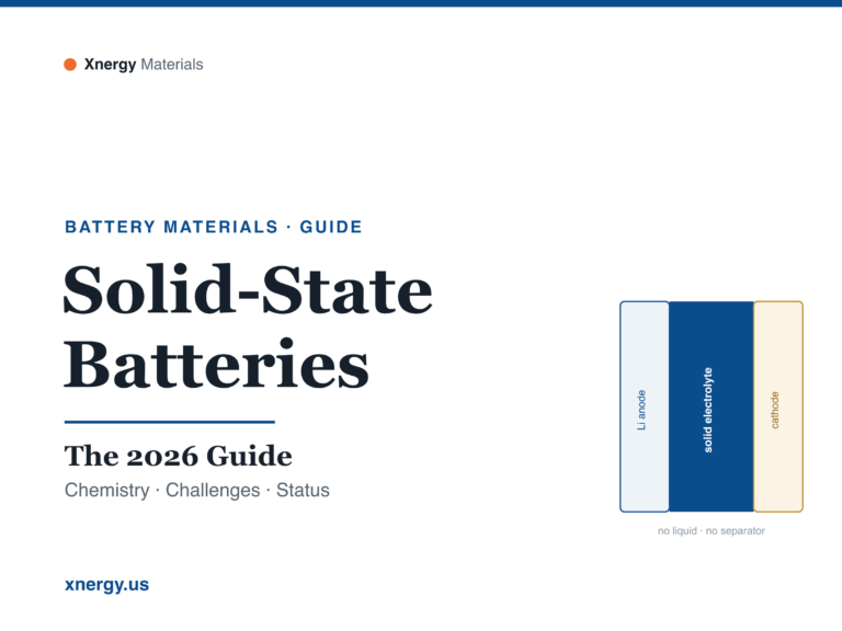 Solid-State Batteries: The 2026 Guide — Xnergy Materials