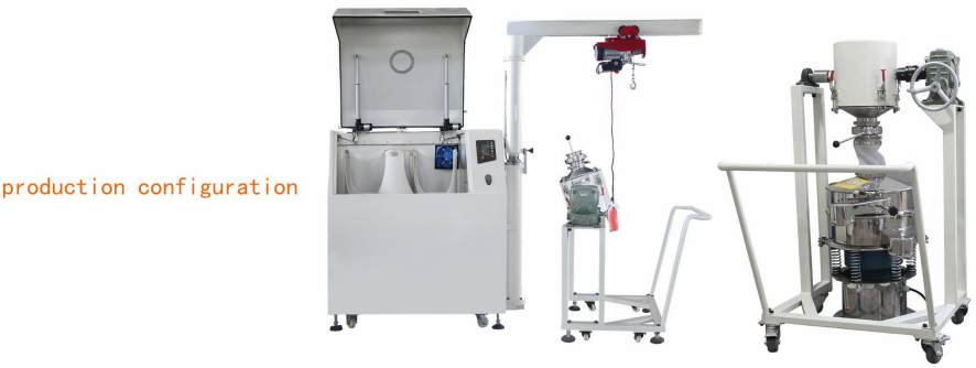 Full direction planetary ball mill production configuration