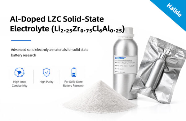 Al-Doped-LZC-Solid-State-Electrolyte-Li.Zr_.ClAl_-1 Al-Doped LZC Solid-State Electrolyte (Li₂.₂₅Zr₀.₇₅Cl₆Al₀.₂₅)