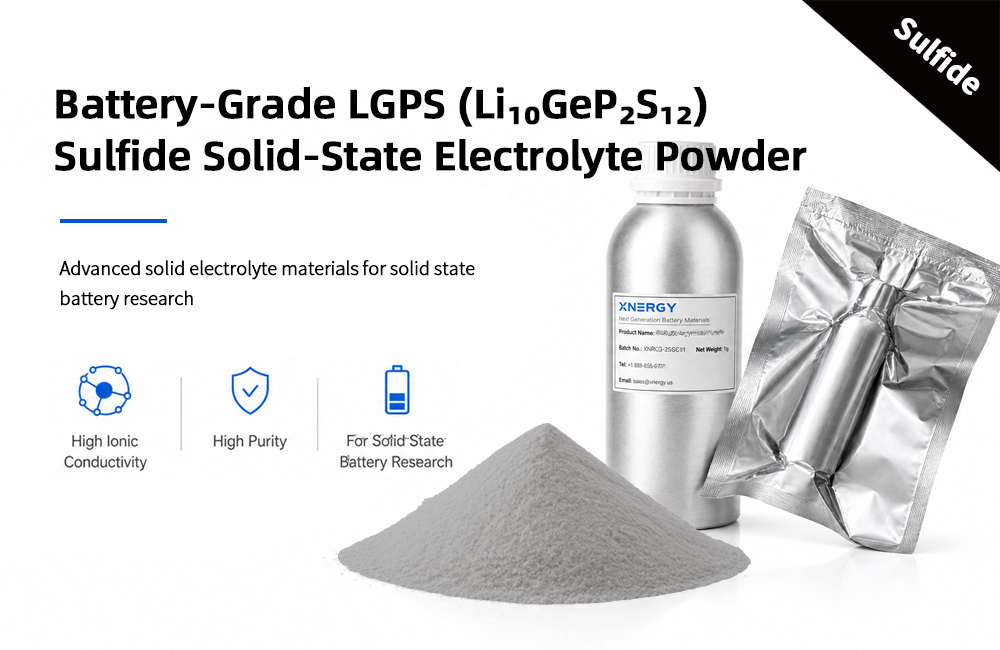 Battery-Grade LGPS (Li₁₀GeP₂S₁₂) Sulfide Solid-State Electrolyte Powder