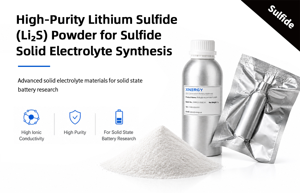 High-Purity Lithium Sulfide (Li₂S) Powder for Sulfide Solid Electrolyte Synthesis