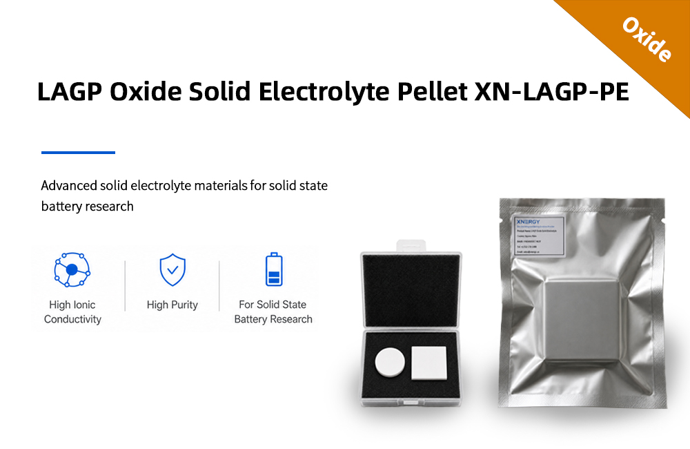 Xnergy XN-LAGP-PE LAGP oxide solid electrolyte pellet