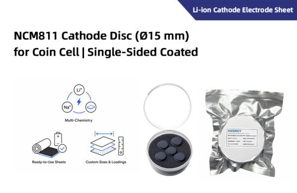 NCM811_Cathode_Disc_15_mm_for_Coin_Cell_Single-Sided_Coated NCM811 Cathode Disc (Ø15 mm) for Coin Cell Single-Sided Coated