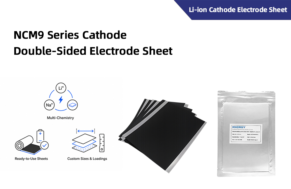 NCM9 Series Cathode Double-Sided Electrode Sheet