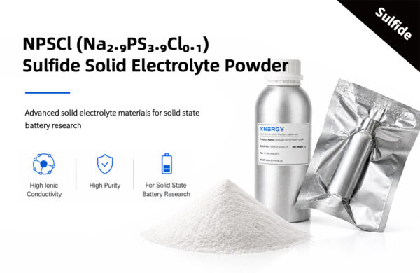 NPSCl-Na.PS_.Cl_.-Sulfide-Solid-Electrolyte-Powder-4 NPSCl (Na₂.₉PS₃.₉Cl₀.₁) Sulfide Solid Electrolyte Powder