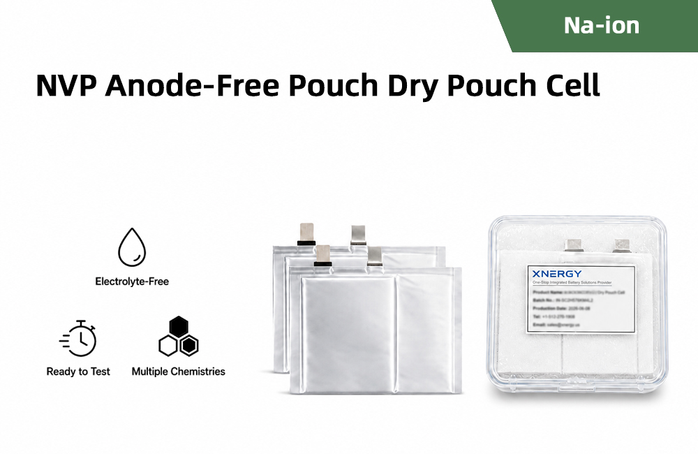 NVP Anode-Free Pouch Dry Pouch Cell
