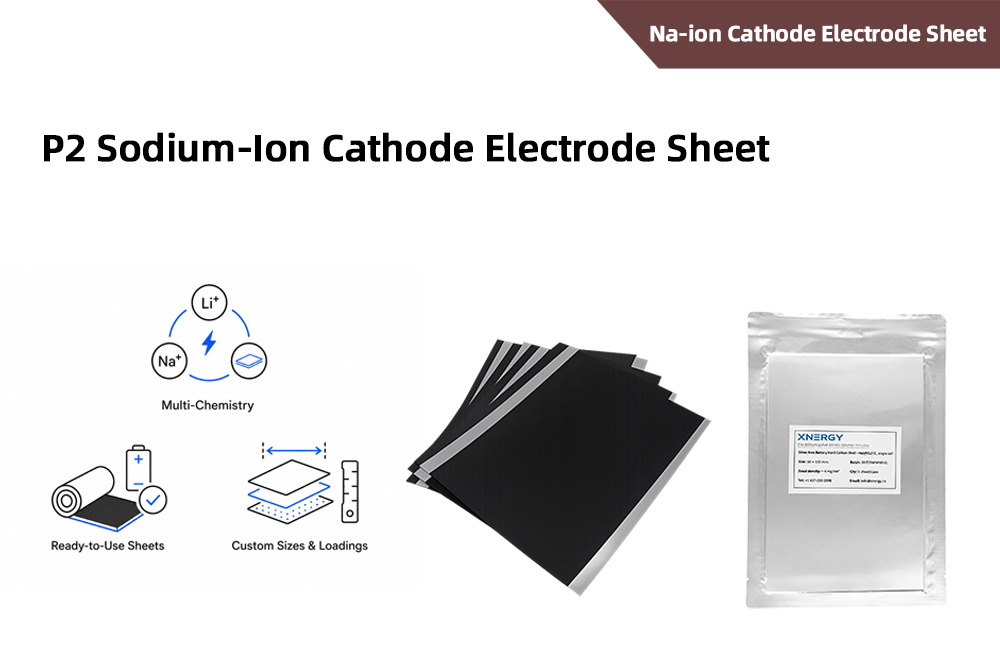 P2 Sodium-Ion Cathode Electrode Sheet