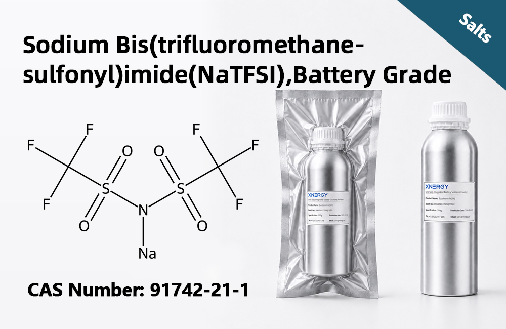 Sodium Bis(trifluoromethanesulfonyl)imide(NaTFSI), Battery Grade