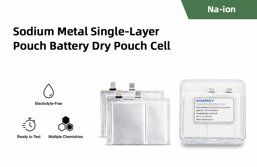 Sodium Metal Single-Layer Pouch Battery Dry Pouch Cell