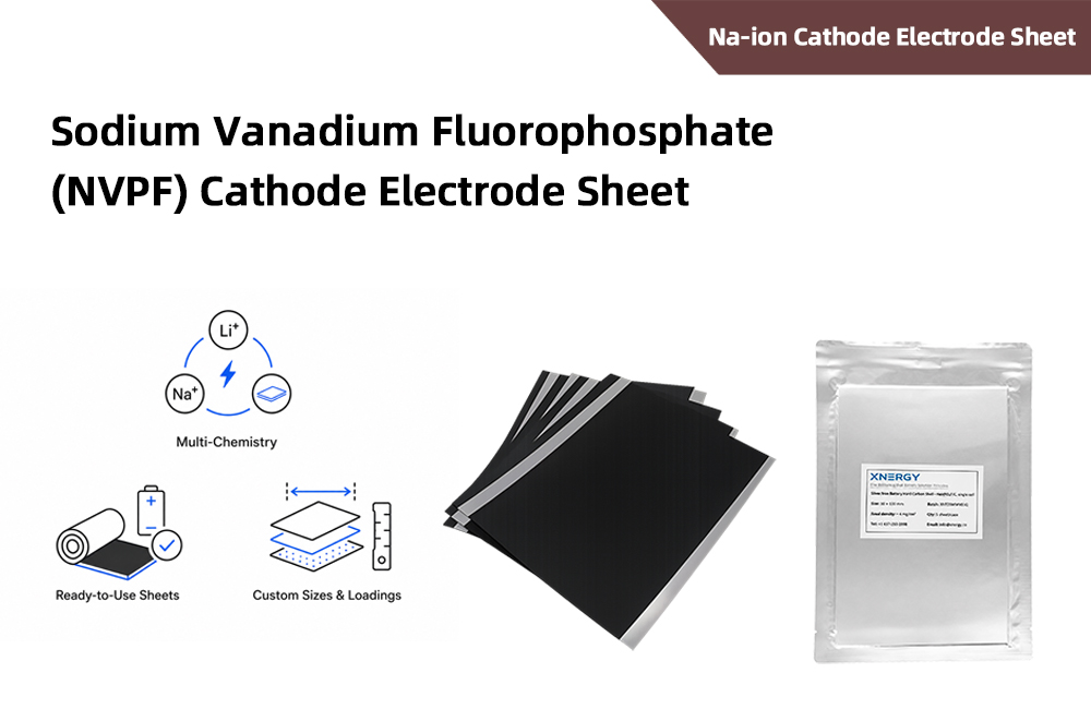 Sodium Vanadium Fluorophosphate (NVPF) Cathode Electrode Sheet