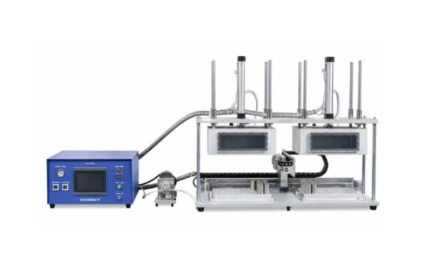 Automatic Dual-Station Electrolyte Filling and Standing Machine XN-PEIP-100 Xnergy XN-PEIP-100 automatic dual-station electrolyte filling and vacuum standing machine
