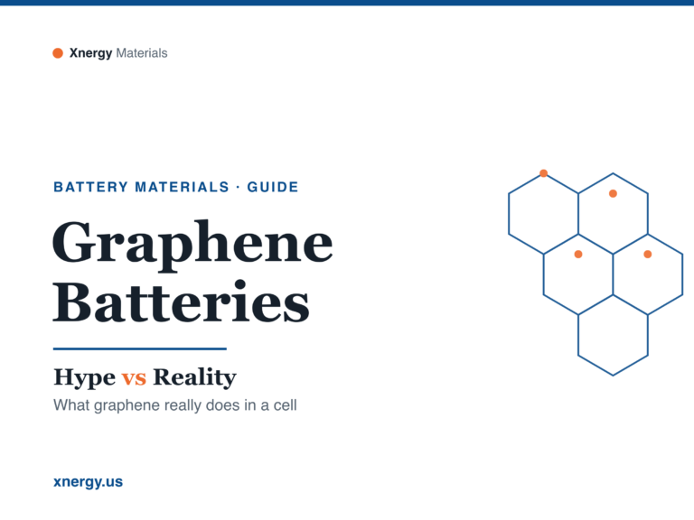 Graphene Batteries: Hype vs Reality - Xnergy Materials