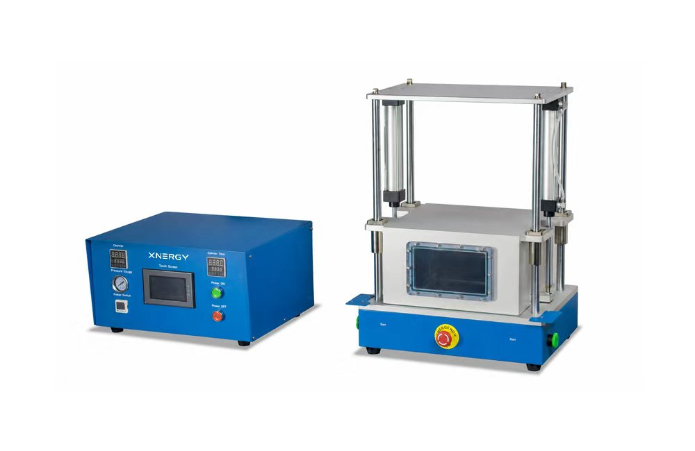 Xnergy XN-HSED-200 vacuum standing and pre-sealing machine for pouch cells