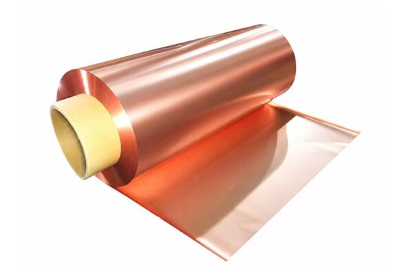 High-purity copper foil roll for lithium-ion battery anode current collectors
